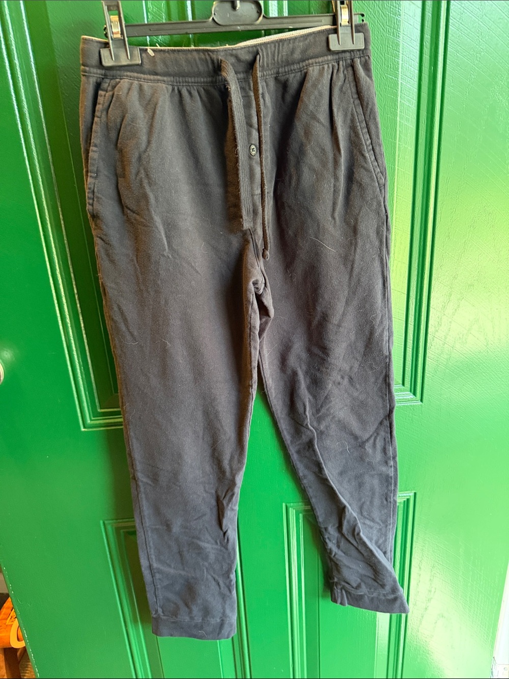 Hanes Men's Dark Gray Drawstring Jogger Sweatpants